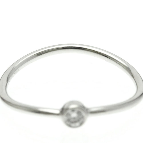 Bague Tiffany & Co. Elsa Peretti - Bague Wave Single-Row en platine et diamants 58 Facettes kqsez9v1wr