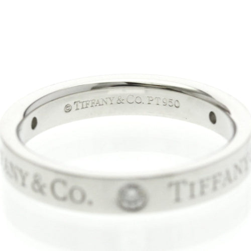 Bague 48 Tiffany & Co. - Bague Flat Ring en platine diamants 58 Facettes x23wegfe6t