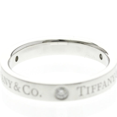 Bague 48 Tiffany & Co. - Bague Flat Ring en platine diamants 58 Facettes x23wegfe6t
