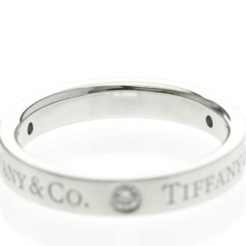 Bague 48 Tiffany & Co. - Bague Flat Ring en platine diamants 58 Facettes x23wegfe6t