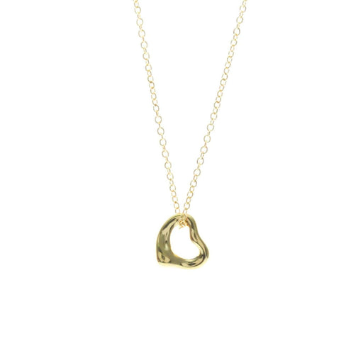 Collier Tiffany & Co. Elsa Peretti - Collier pendentif Open Heart en or jaune 18K 58 Facettes u8dc0eo9e6