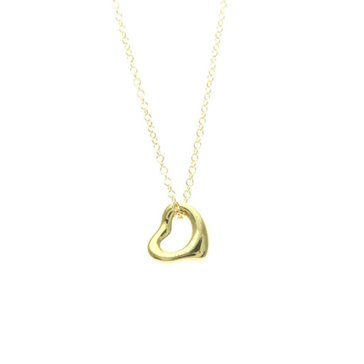 Collier Tiffany & Co. Elsa Peretti - Collier pendentif Open Heart en or jaune 18K 58 Facettes u8dc0eo9e6