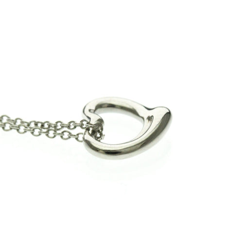 Pendentif Tiffany & Co. Elsa Peretti - Pendentif Open Heart en platine 58 Facettes kr1fyh8nv5
