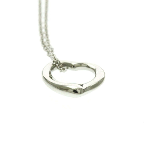 Pendentif Tiffany & Co. Elsa Peretti - Pendentif Open Heart en platine 58 Facettes kr1fyh8nv5