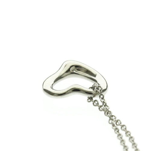 Pendentif Tiffany & Co. Elsa Peretti - Pendentif Open Heart en platine 58 Facettes kr1fyh8nv5