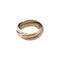 Bague 56 Bague Cartier, "Trinity", trois ors. 58 Facettes 35433