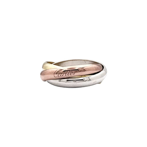 Bague 56 Bague Cartier, "Trinity", trois ors. 58 Facettes 35433