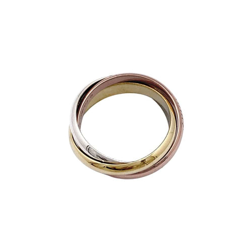 Bague 56 Bague Cartier, "Trinity", trois ors. 58 Facettes 35433