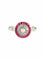 Bague Bague Art déco cible en or jaune 18 carats, diamants et rubis 58 Facettes BO/220012