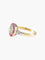 Bague Bague Art déco cible en or jaune 18 carats, diamants et rubis 58 Facettes BO/220012