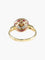 Bague Bague Art déco cible en or jaune 18 carats, diamants et rubis 58 Facettes BO/220012