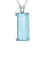 Collier Or Blanc / Aigue-marine Collier - Pendentif en or blanc 18 carats, aigue-marine et diamants 58 Facettes BO/220024COL