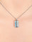 Collier Or Blanc / Aigue-marine Collier - Pendentif en or blanc 18 carats, aigue-marine et diamants 58 Facettes BO/220024COL