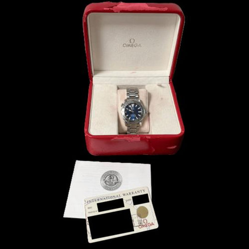Montre Omega Seamaster Professional 300M - Montre homme en acier, cadran bleu 58 Facettes MT46347