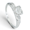 Bague 55 Bague solitaire en or 14K avec diamant 0,54 ct 58 Facettes AF52