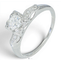 Bague 55 Bague solitaire en or 14K avec diamant 0,54 ct 58 Facettes AF52