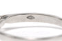 Bague 52 Bague contemporaine en or blanc 18 carats avec diamant taille brillant 58 Facettes 23721