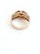 Bague 54 Bague ancienne trois ors 18 ct avec diamants 58 Facettes 00923