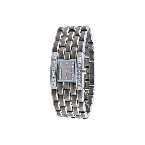 Montre Chaumet Khésis - Montre manchette en acier, diamants 58 Facettes BO/140013