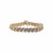 Bracelet Savage - Bracelet en or jaune et diamants 58 Facettes BO/220070