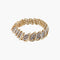 Bracelet Savage - Bracelet en or jaune et diamants 58 Facettes BO/220070