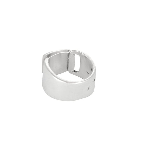 Bague 50 Hermès - Gaëtan de PERCIN - Modèle Médor - Bague en argent et pierre de lune. 58 Facettes 58FC52-3