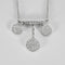 Collier Collier moderniste en or gris et diamants 58 Facettes 260268