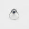 Bague 53 Bague Art Déco en platine, or gris, diamants et saphirs de synthèse. 58 Facettes 250713