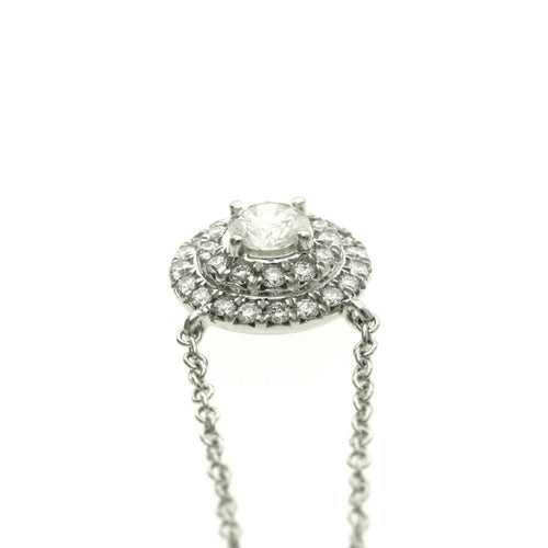 Pendentif Tiffany & Co. Soleste - Pendentif rond en platine et diamants 58 Facettes r7sfxwdmek