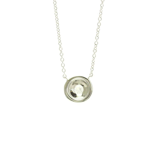 Collier Tiffany & Co. Soleste - Collier pendentif rond en platine et diamants 58 Facettes r7sfxwdmek