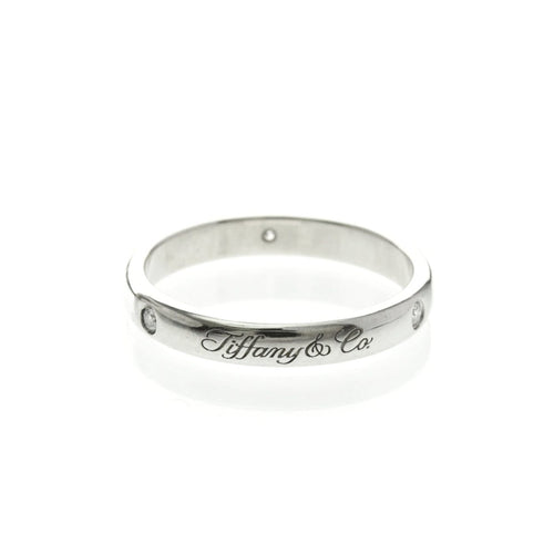 Bague Tiffany & Co. - Bague Notes Wedding Band en platine et diamants 58 Facettes sbraw0qprv