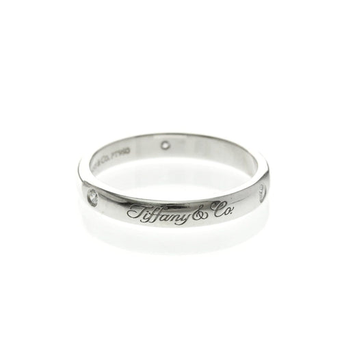 Bague Tiffany & Co. - Bague Notes Wedding Band en platine et diamants 58 Facettes sbraw0qprv