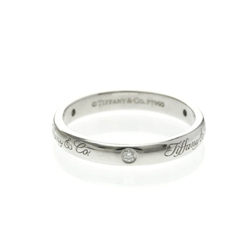 Bague Tiffany & Co. - Bague Notes Wedding Band en platine et diamants 58 Facettes sbraw0qprv