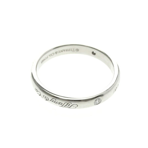 Bague 52 Tiffany & Co. Notes - Alliance en platine et diamants 58 Facettes sbraw0qprv