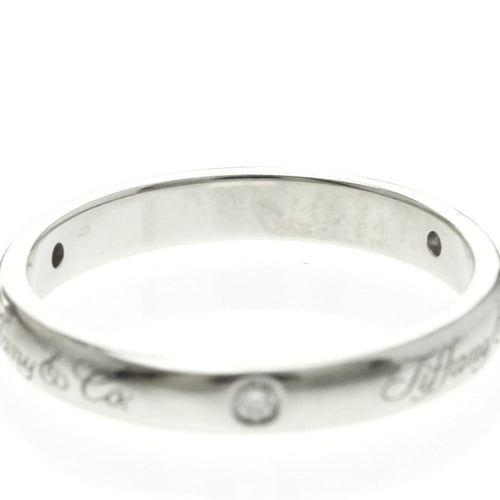 Bague 52 Tiffany & Co. Notes - Alliance en platine et diamants 58 Facettes sbraw0qprv