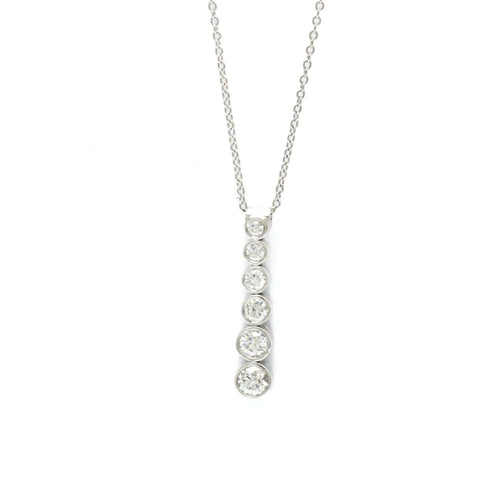 Collier Tiffany & Co. Jazz Graduated Drop - Collier pendentif en platine et diamants 58 Facettes pj7xfpqmrr