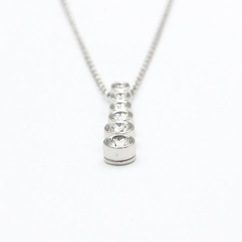 Collier Tiffany & Co. Jazz Graduated Drop - Collier pendentif en platine et diamants 58 Facettes pj7xfpqmrr