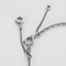 Collier Collier et Pendentif Coeur en or gris et diamants 58 Facettes 260297