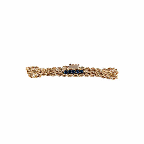 Bracelet Dolce - Bracelet en or jaune saphirs 58 Facettes BO/220028 RIV