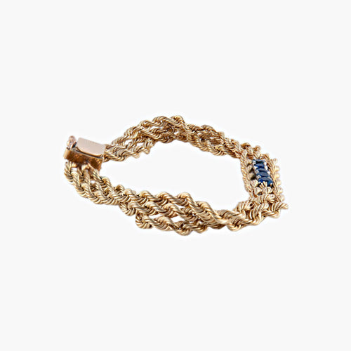 Bracelet Dolce - Bracelet en or jaune saphirs 58 Facettes BO/220028 RIV