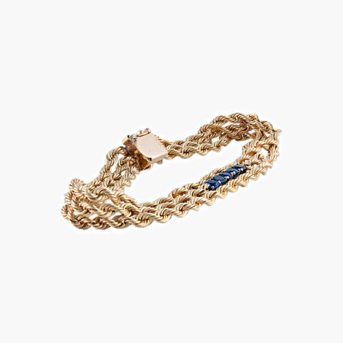 Bracelet Dolce - Bracelet en or jaune saphirs 58 Facettes BO/220028 RIV