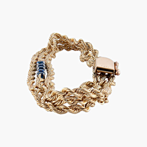 Bracelet Dolce - Bracelet en or jaune saphirs 58 Facettes BO/220028 RIV