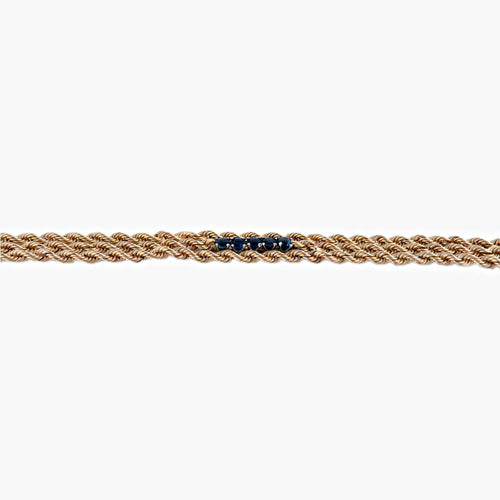 Bracelet Dolce - Bracelet en or jaune saphirs 58 Facettes BO/220028 RIV
