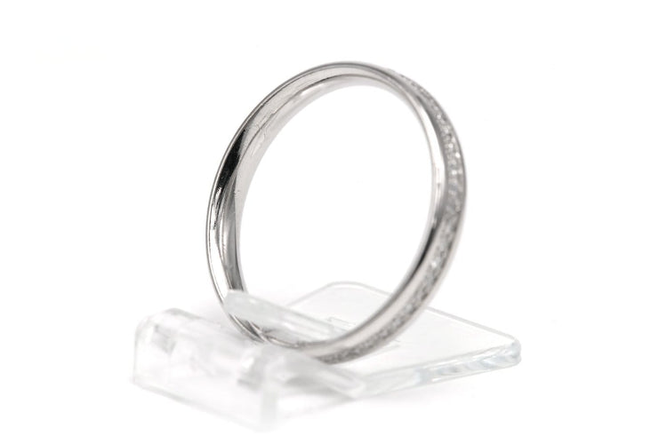 Bague 53 Tiffany & Co. - Bague en or blanc 18 carats et diamants taille brillant 58 Facettes 22549