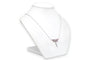 Collier Collier contemporain - Pendentif en or blanc 18 carats, rubis et diamants 58 Facettes 23671