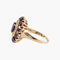 Bague 59 Arabesque - Bague en or jaune 18 carats grenat 58 Facettes BO/220060
