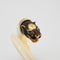 Bracelet Bracelet jonc animalier en ivoire et or jaune 18 carats 58 Facettes 1057/09