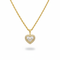 Collier Chopard Happy Diamond - Collier pendentif cœur en or jaune 18 carats et diamants 58 Facettes 1.0001457/1