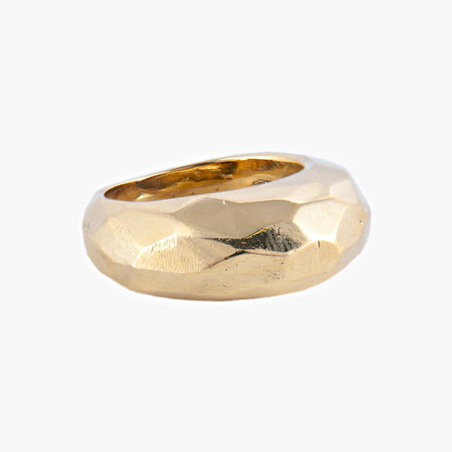 Bague 51 Facette - Bague en or jaune 18 carats 58 Facettes bo/220021 RIV