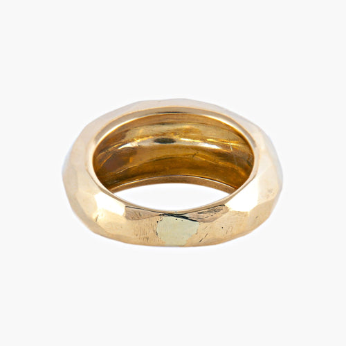 Bague 51 Facette - Bague en or jaune 18 carats 58 Facettes bo/220021 RIV